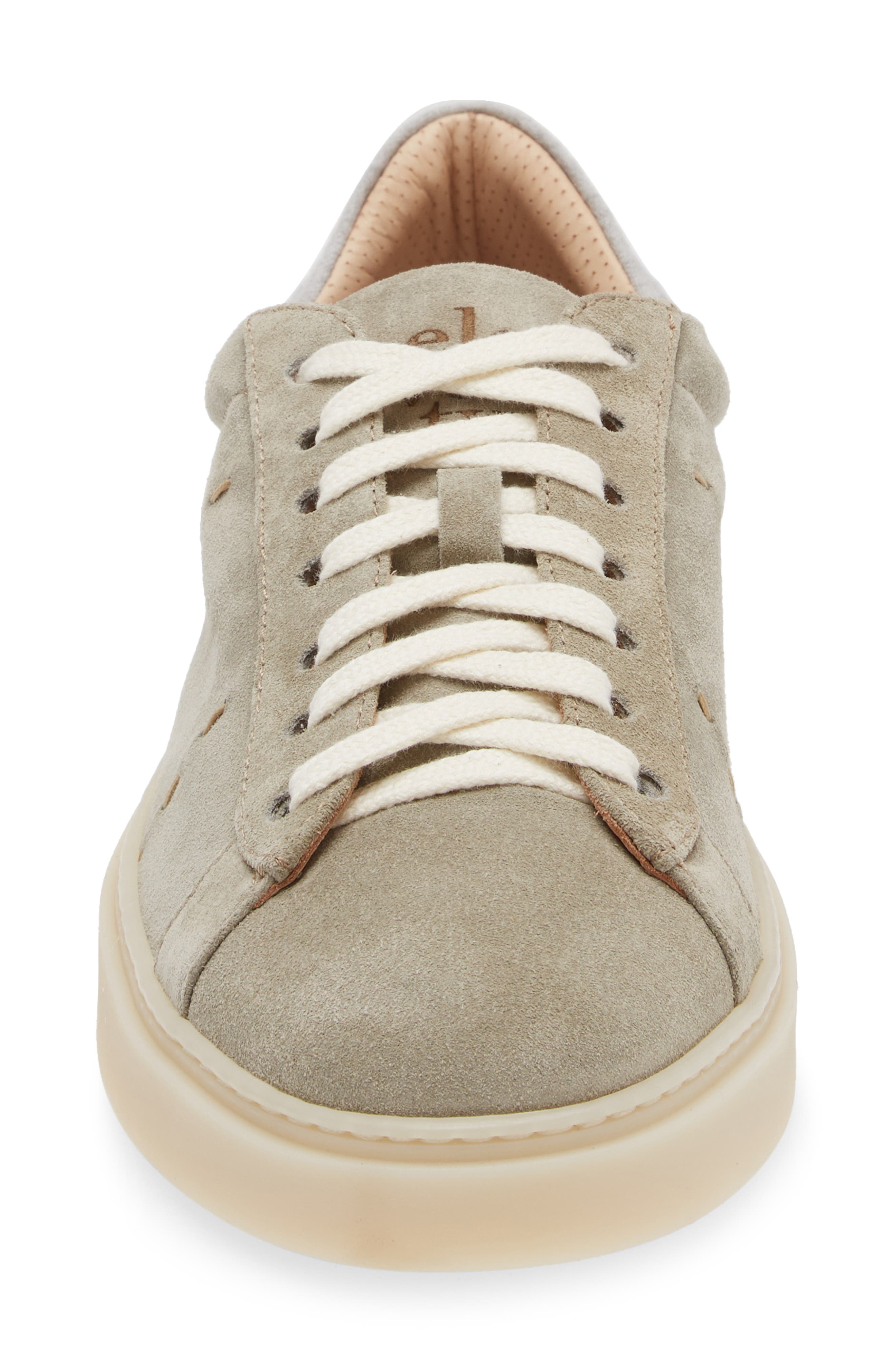 Suede Low Top Sneaker, Alternate, color, GREEN