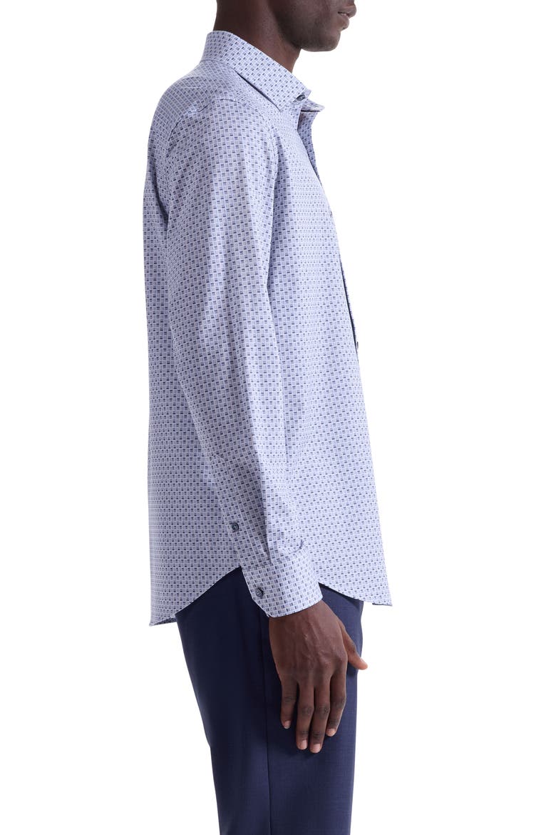 James OoohCotton® Button-Up Shirt, Alternate, color, AIR BLUE