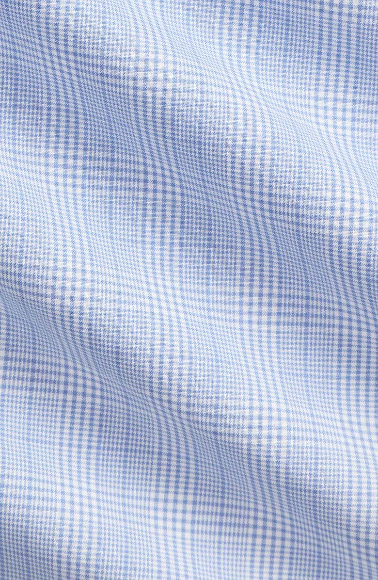 Polo Ralph Lauren Classic Fit Glen Plaid Cotton Button-Up Shirt, Alternate, color, Blue/ White