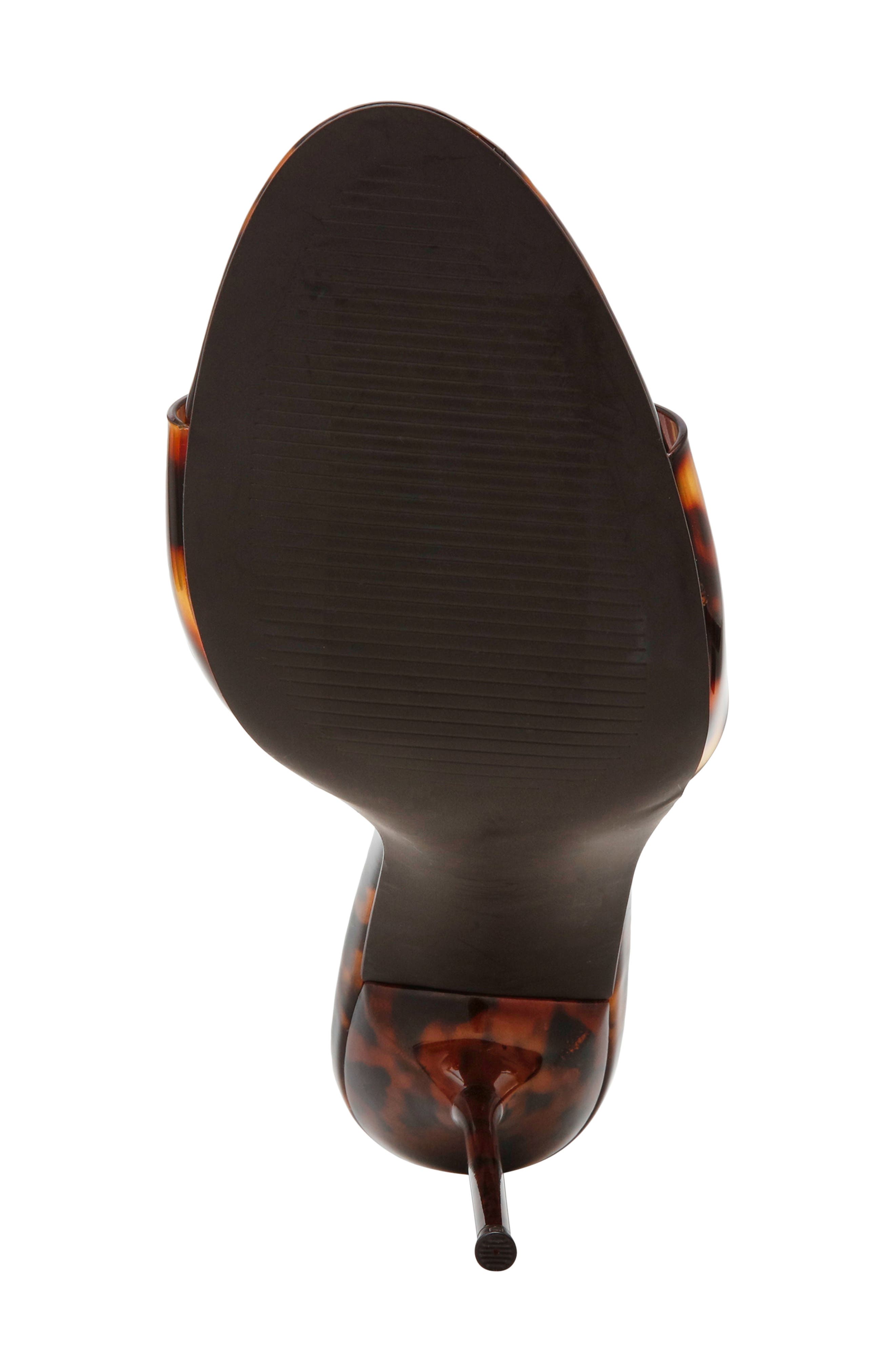 Steve Madden Davina Stiletto Sandal, Alternate, color, Tortoise Patent