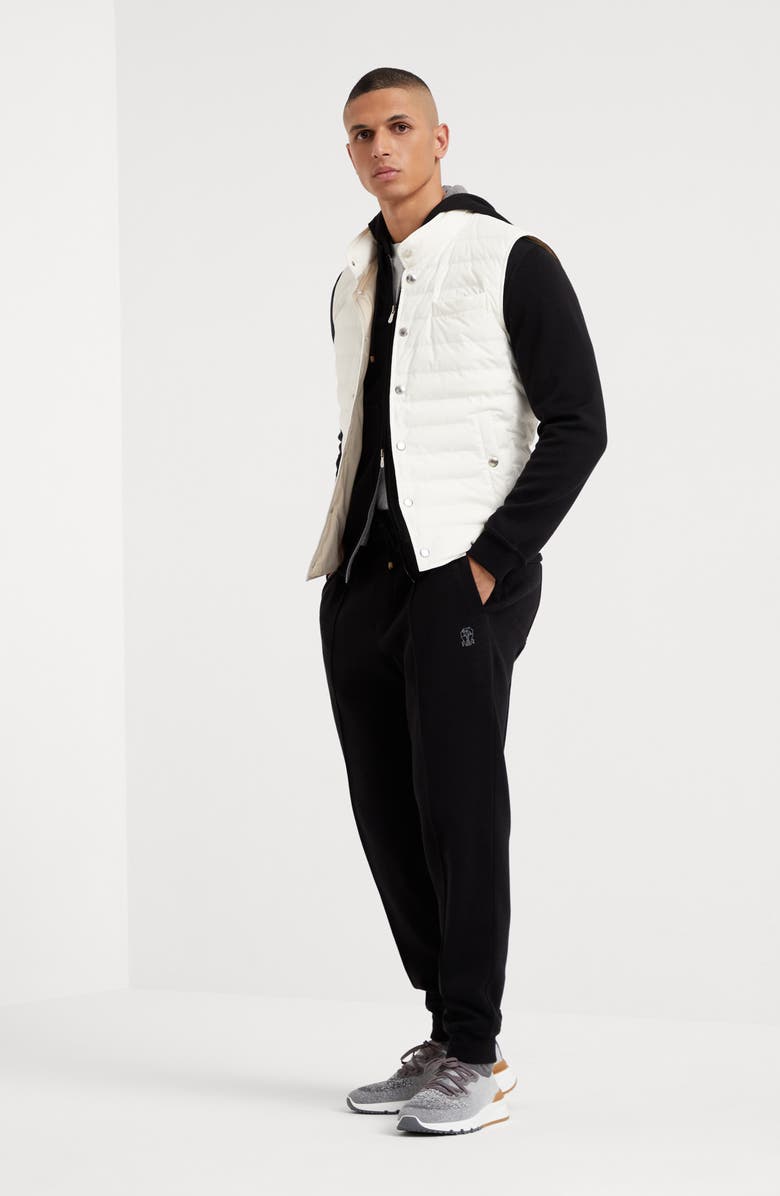 Brunello Cucinelli Lightweight down vest, Alternate, color, 