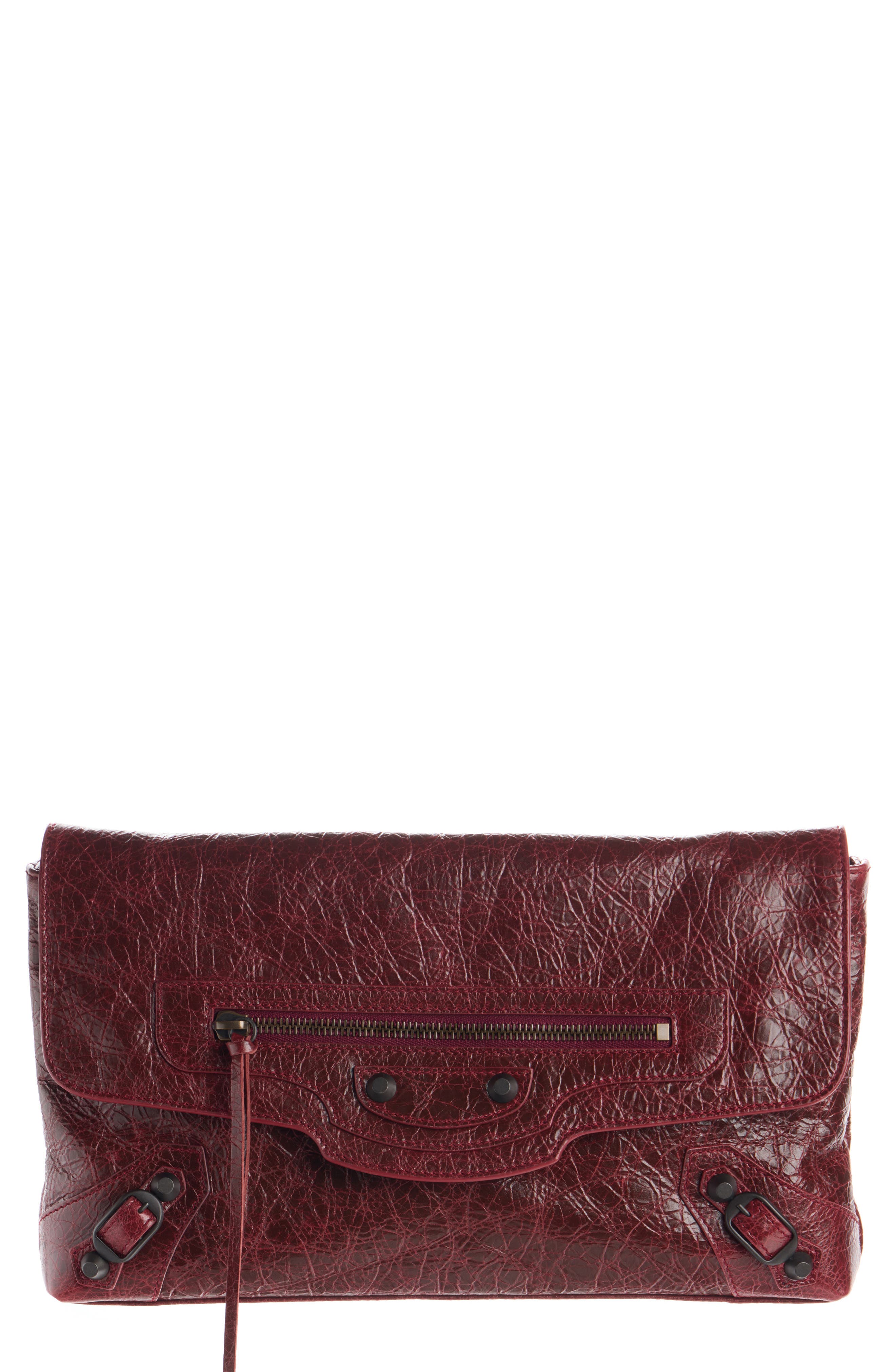 Le City Clutch, Main, color, 6154 BERRY RED