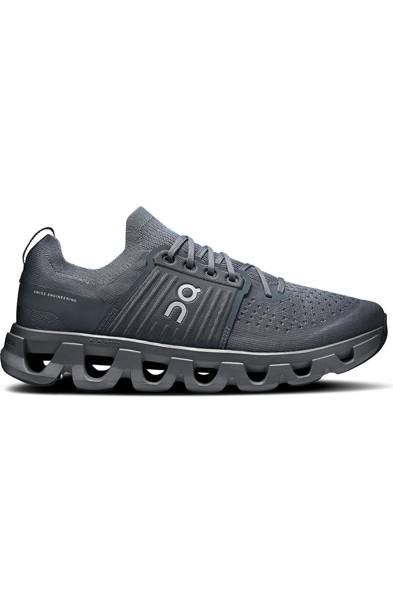 On Cloudswift 4 Running Shoe, Alternate, color, Stone/ Asphalt