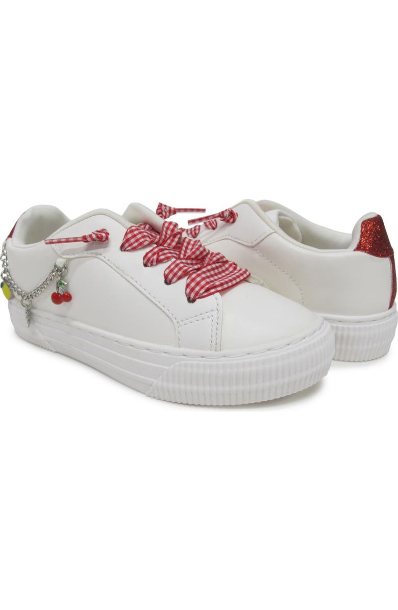 JELLYPOP Kids' Lulami Sneaker, Alternate, color, White Multi