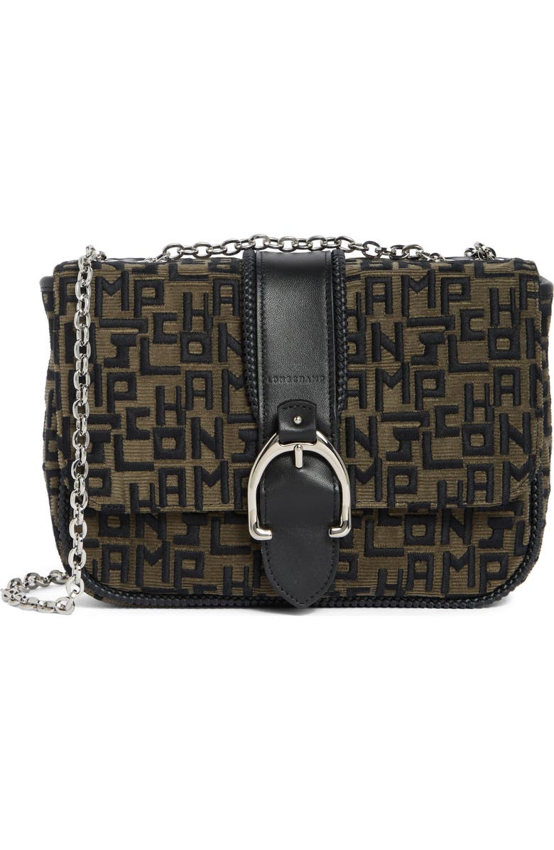 Longchamp Amazone Embroidered Convertible Crossbody Bag, Main, color,