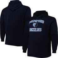 PROFILE Men's Navy Memphis Grizzlies Big & Tall Heart & Soul Pullover Hoodie
