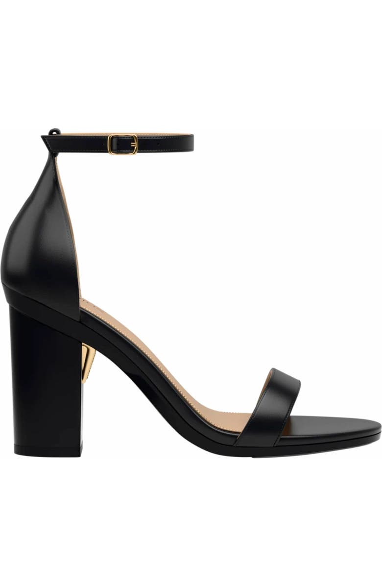 Pashion Footwear The Pashionista 4" Block Heel, Alternate, color, Coal Leather