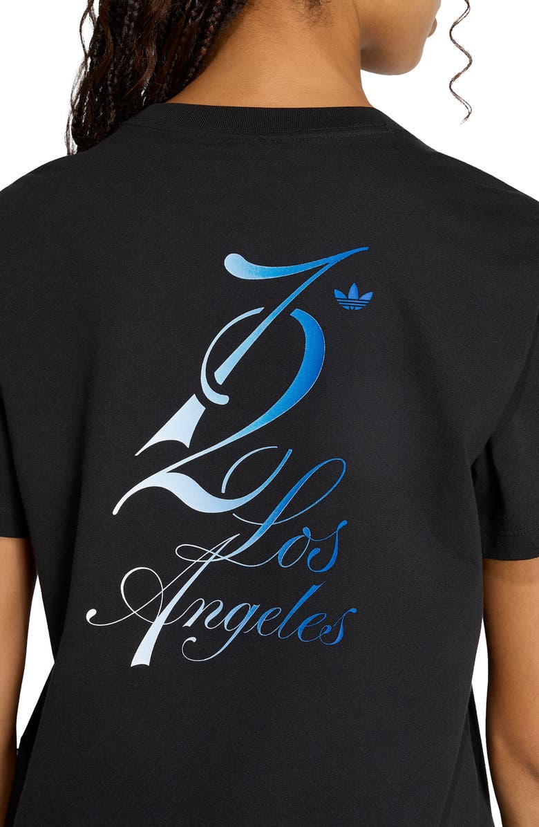 adidas Originals Los Angeles Graphic T-Shirt, Alternate, color, Black/ /