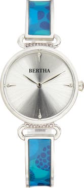 BERTHA Katherine Enamel-Designed Bracelet Watch
