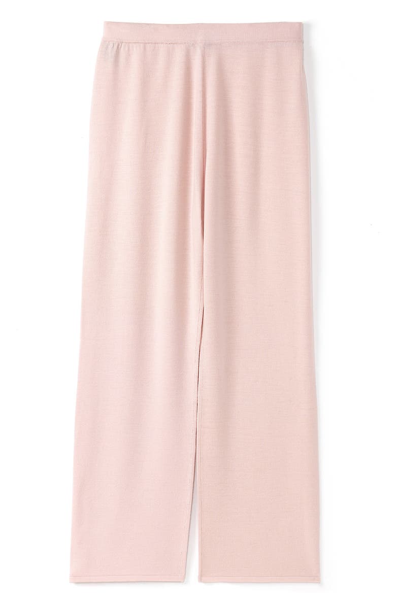 St. John Collection Wool Jersey Knit Pants, Main, color, 