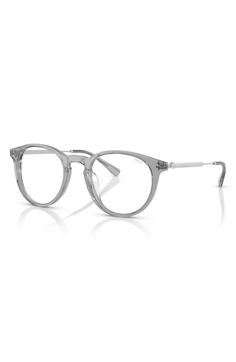 Polo Ralph Lauren 50mm Phantos Blue Light Blocking Glasses, Alternate, color,