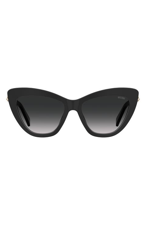 54mm Gradient Cat Eye Sunglasses