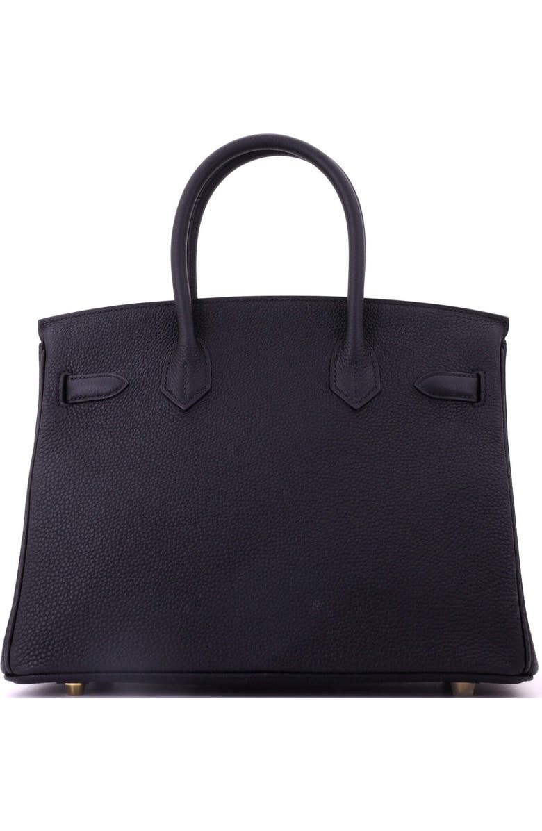 Pre-Owned Hermes Birkin Handbag Black Togo with Gold Hardware 30, Alternate, color, Noir