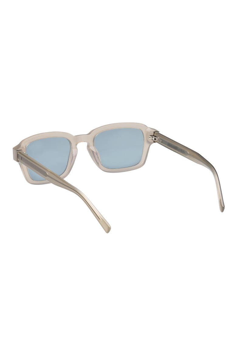 51mm Round Sunglasses, Alternate, color, GREY / BLUE LENS