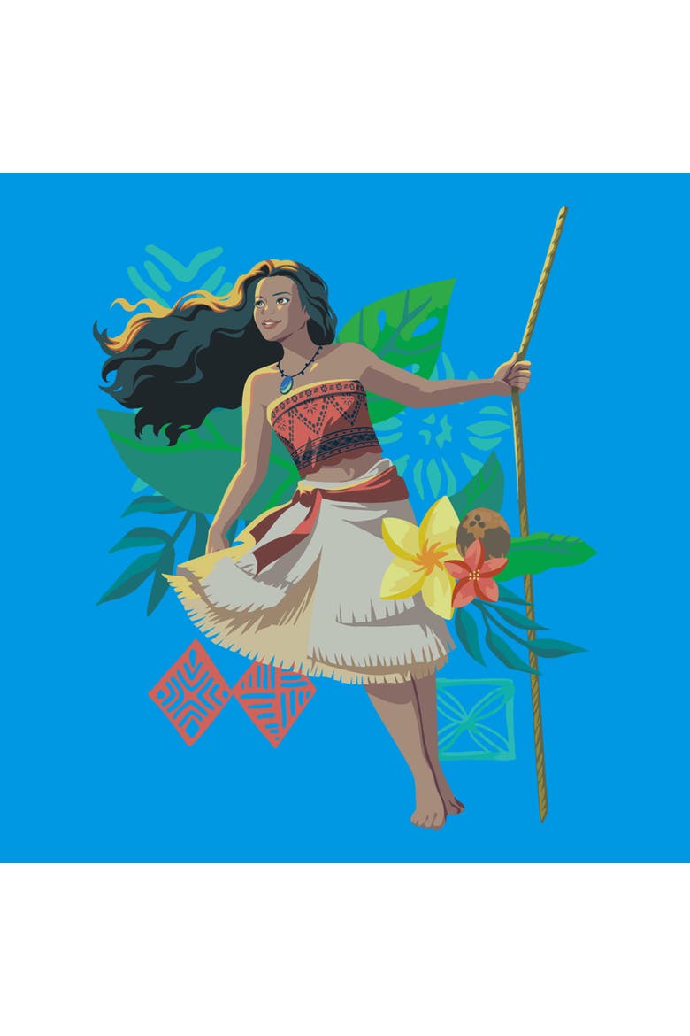 Men's Moana Hibiscus Portrait Swing  Graphic T-Shirt, Alternate, color, Sapphire