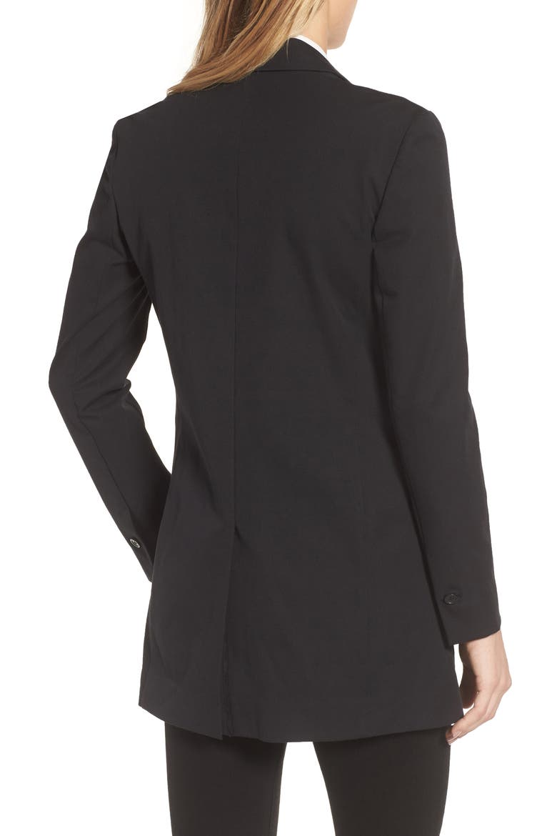 Long Blazer, Alternate, color, BLACK