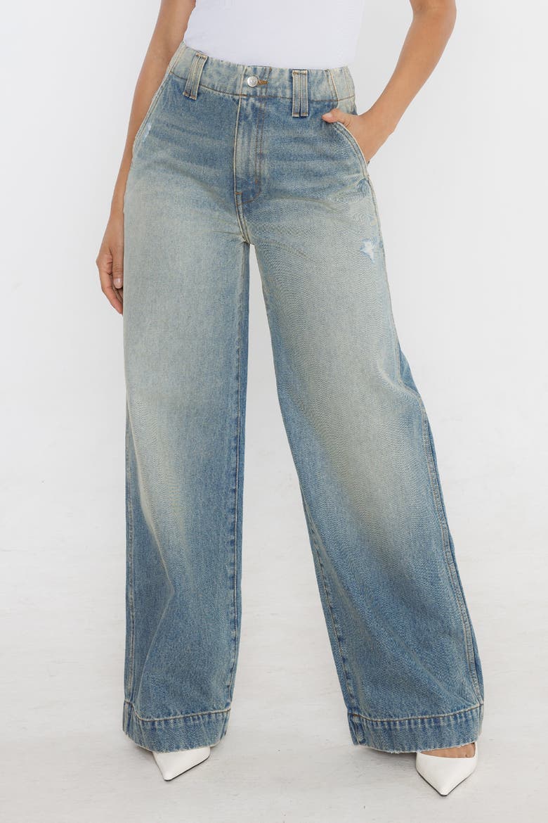 The Rosalie Trouser Pant, Main, color, Pebble Blue