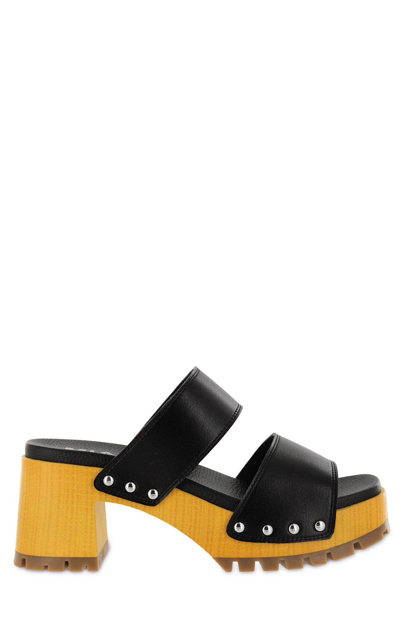 MIA Stefani Vegan Leather Platform Clog, Alternate, color, 