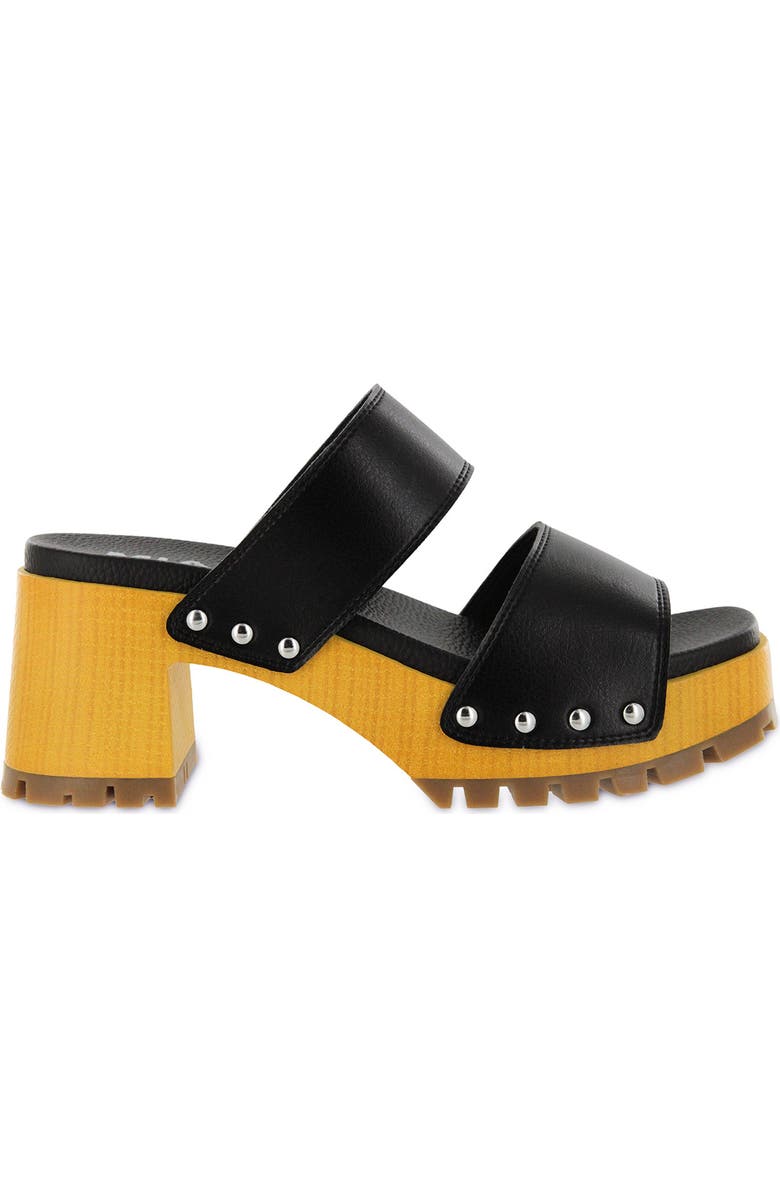 MIA Stefani Vegan Leather Platform Clog, Alternate, color,