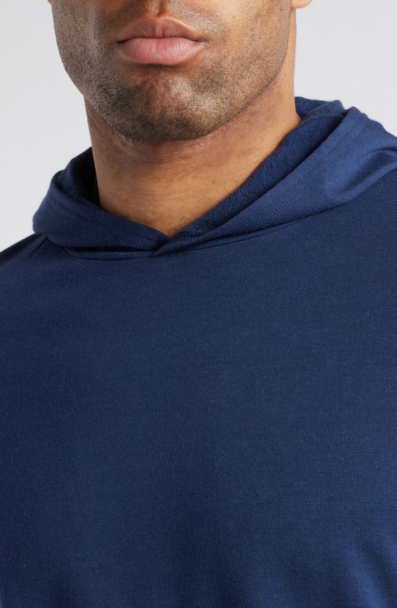 Peter Millar Crown Crafted Excursionist Flex Merino Wool Blend Hoodie, Alternate, color, 