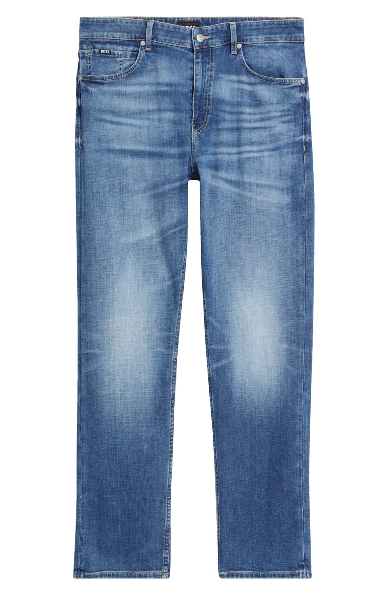 BOSS Ogden Straight Leg Jeans, Alternate, color, Bright Blue