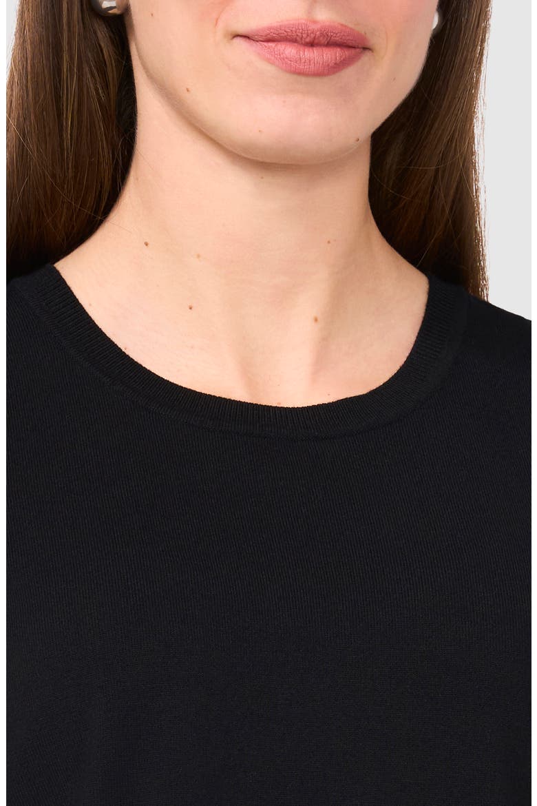 Crewneck Sweater Tank, Alternate, color, RICH BLACK