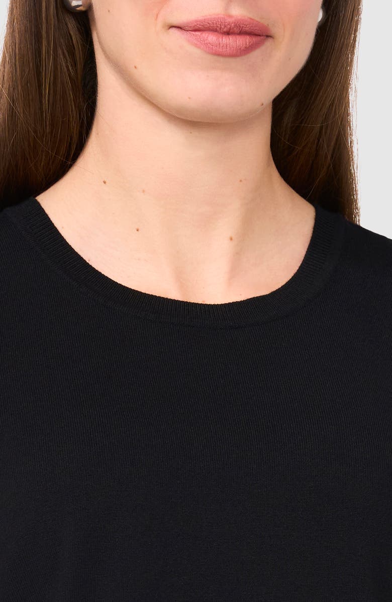 Halogen<sup>®</sup> Crewneck Sweater Tank, Alternate, color, Rich Black