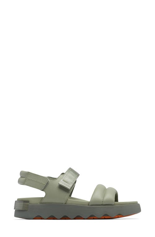 Sorel Viibe Slingback Sandal In Safari/stone Green