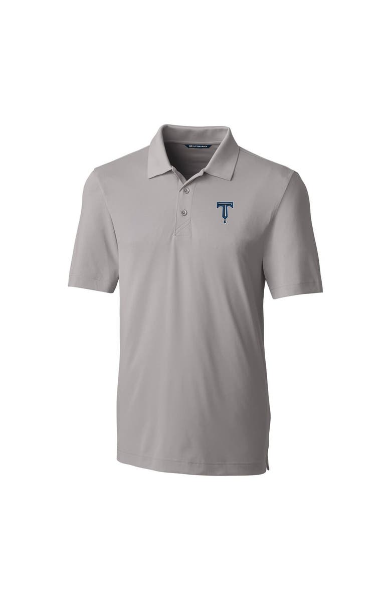 Cutter & Buck Men's Cutter & Buck  Gray Tulsa Drillers Big & Tall DryTec Forge Stretch Polo, Alternate, color, 