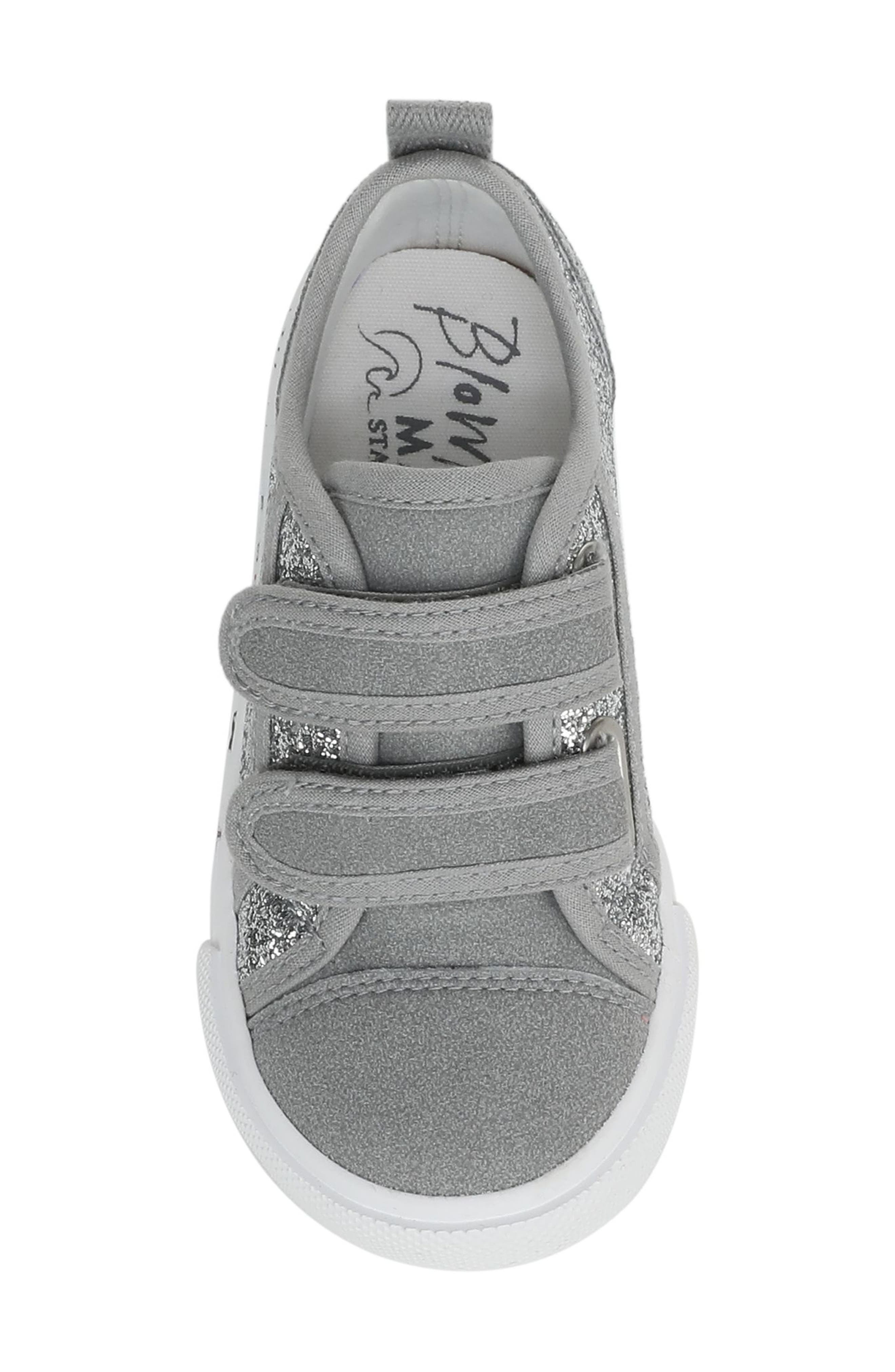 Blowfish Malibu Kids' Cove Sneaker, Alternate, color, Grey / Silver Glitter