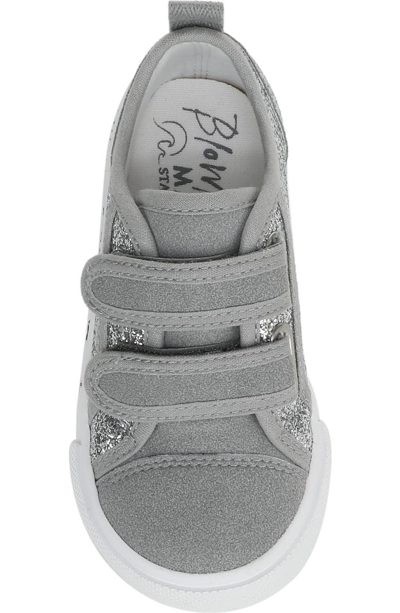 Blowfish Malibu Kids' Cove Sneaker, Alternate, color, Grey / Silver Glitter