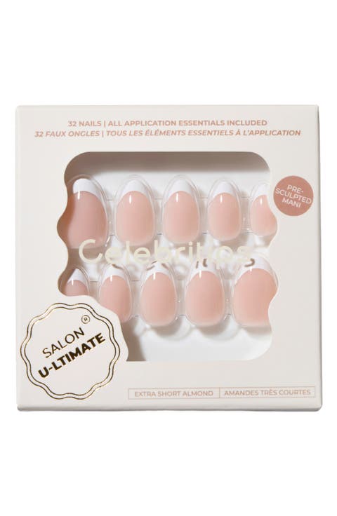Salon U-ltimate Extra Short Almond Press-On Nails