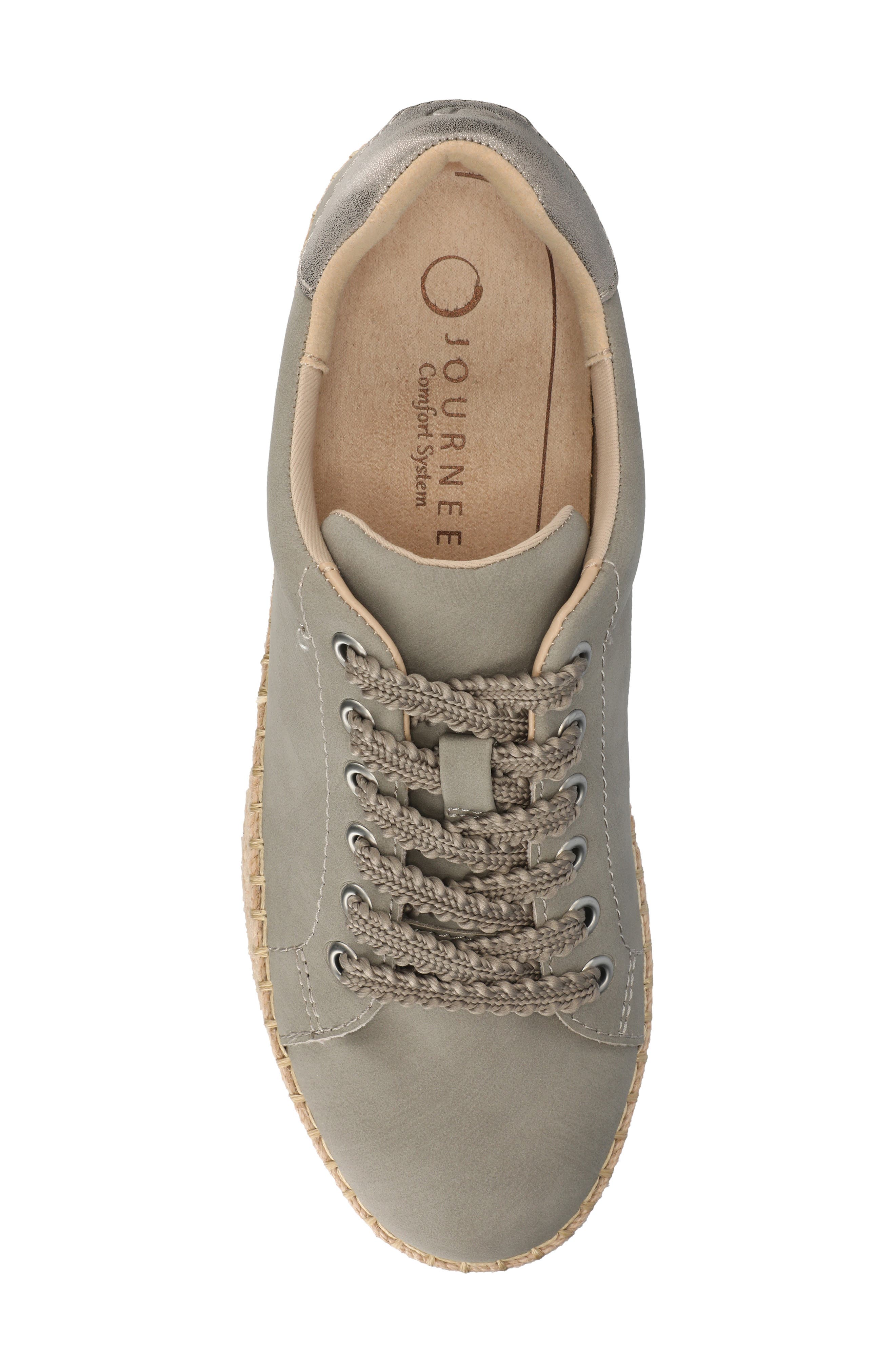 Cosima Espadrille Sneaker, Alternate, color, GREIGE/PEWTER