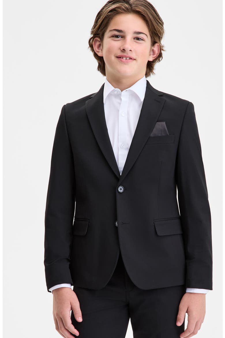 Kids' Two-Piece Suit, Alternate, color, BLACK