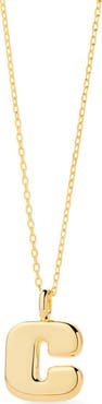 Ana Luisa Letter Necklace - Bubble Letter Necklace