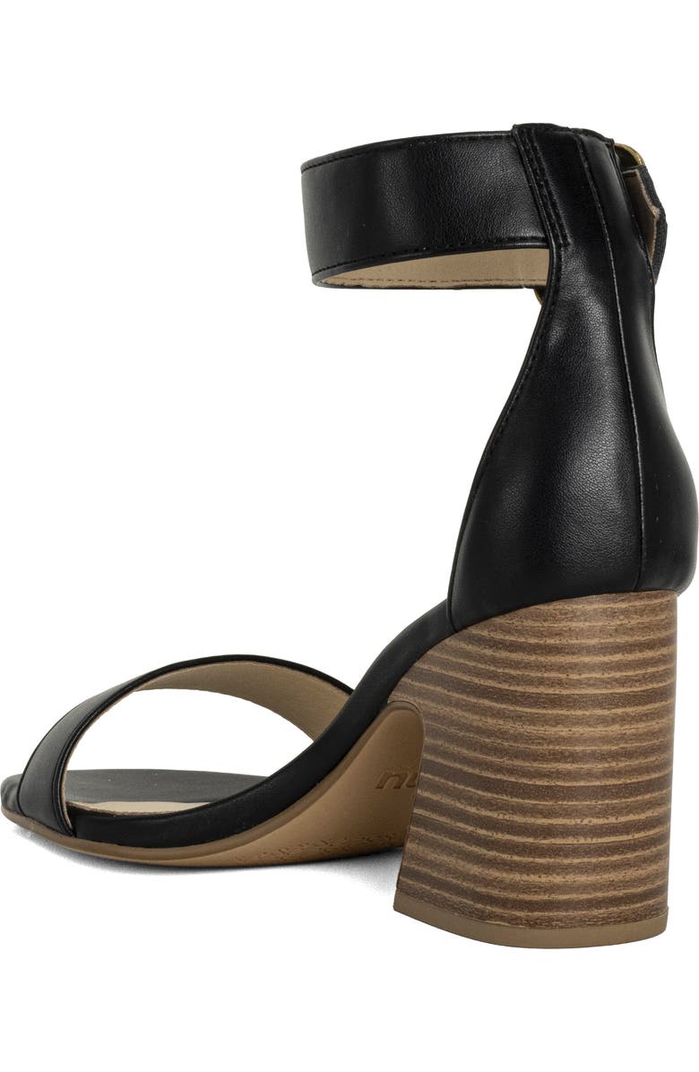 SHUSHOP Eliya Ankle Strap Sandal, Alternate, color, Black