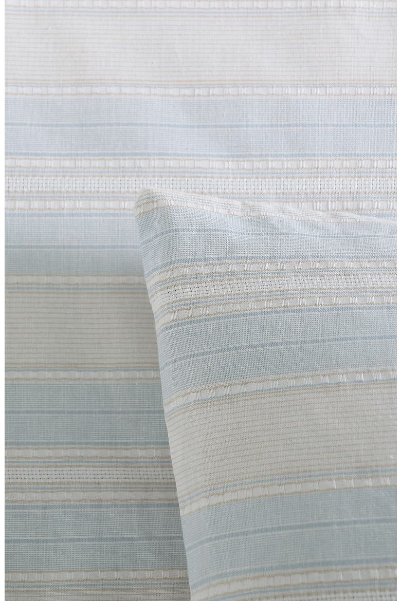 Bay Stripe 3-Piece Cotton Comforter Set, Alternate, color, LIGHT BLUE