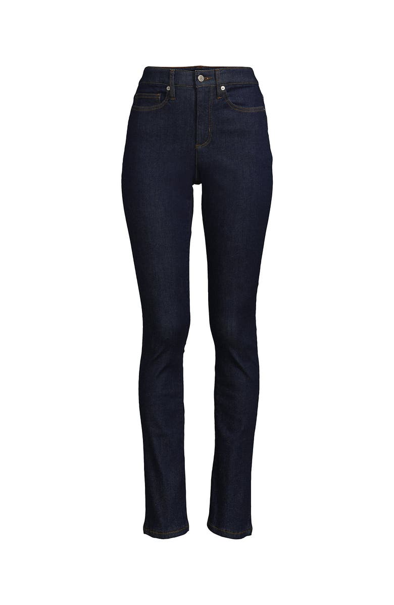 Lands' End Denim High Rise Slimming Skinny Jeans, Alternate, color, 