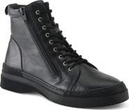 Spring Step Leather Combat Boot