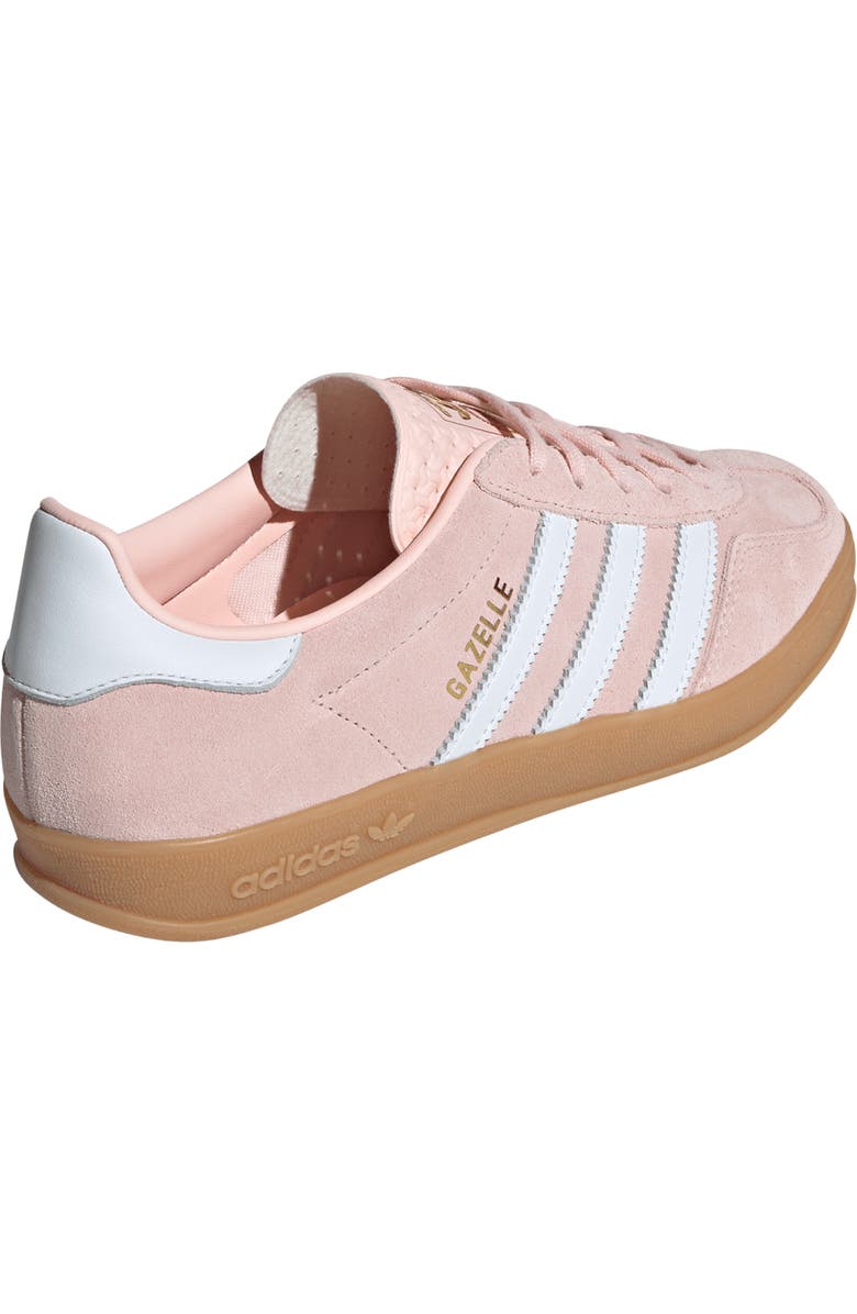 adidas Gazelle Indoor Sneaker, Alternate, color, Sandy Pink/ White/ Gum