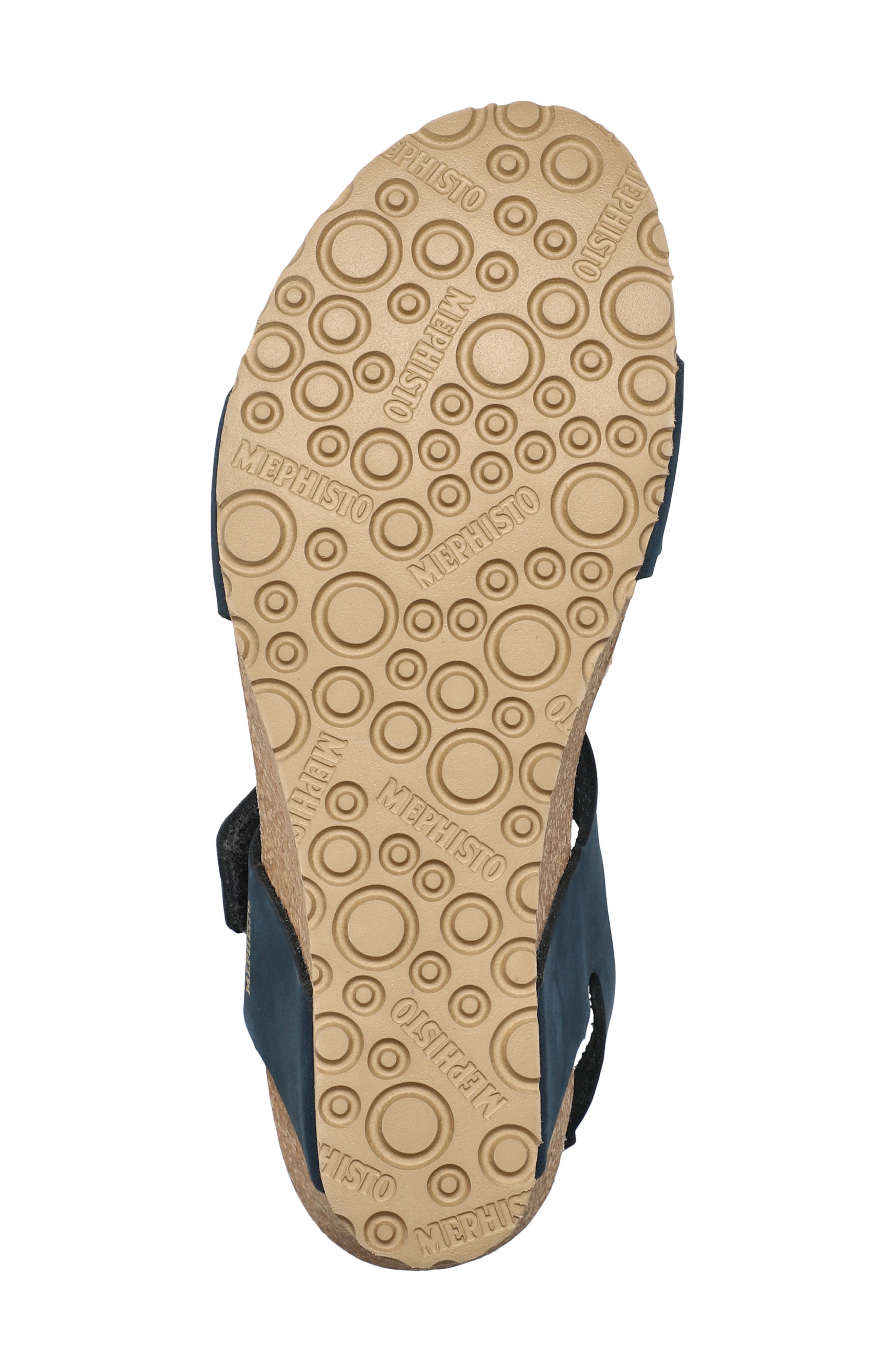 Mephisto Leonore Ankle Strap Sandal, Alternate, color, Navy