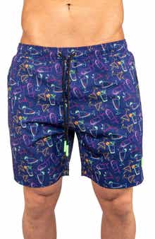 Swim Lion Cocktail Swim Trunks