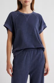 THE GREAT. Micro Terry Sweatshirt