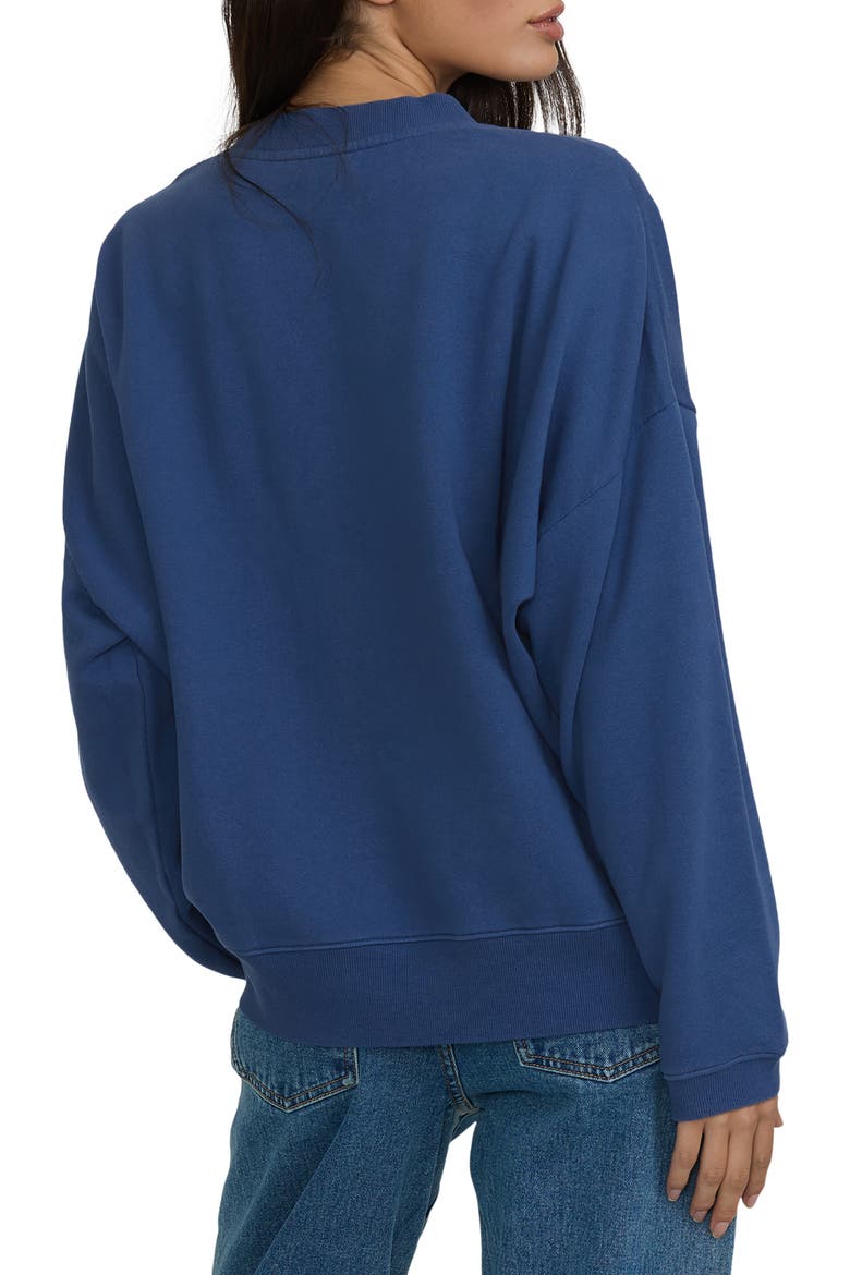 Surf Camp Heritage Graphic Sweatshirt, Alternate, color, TRUE NAVY