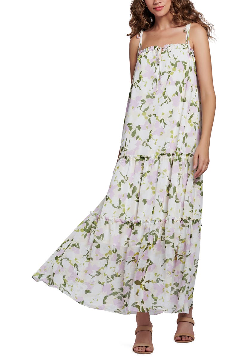 Lost + Wander Sweet Pea Floral Maxi Dress, Main, color, 