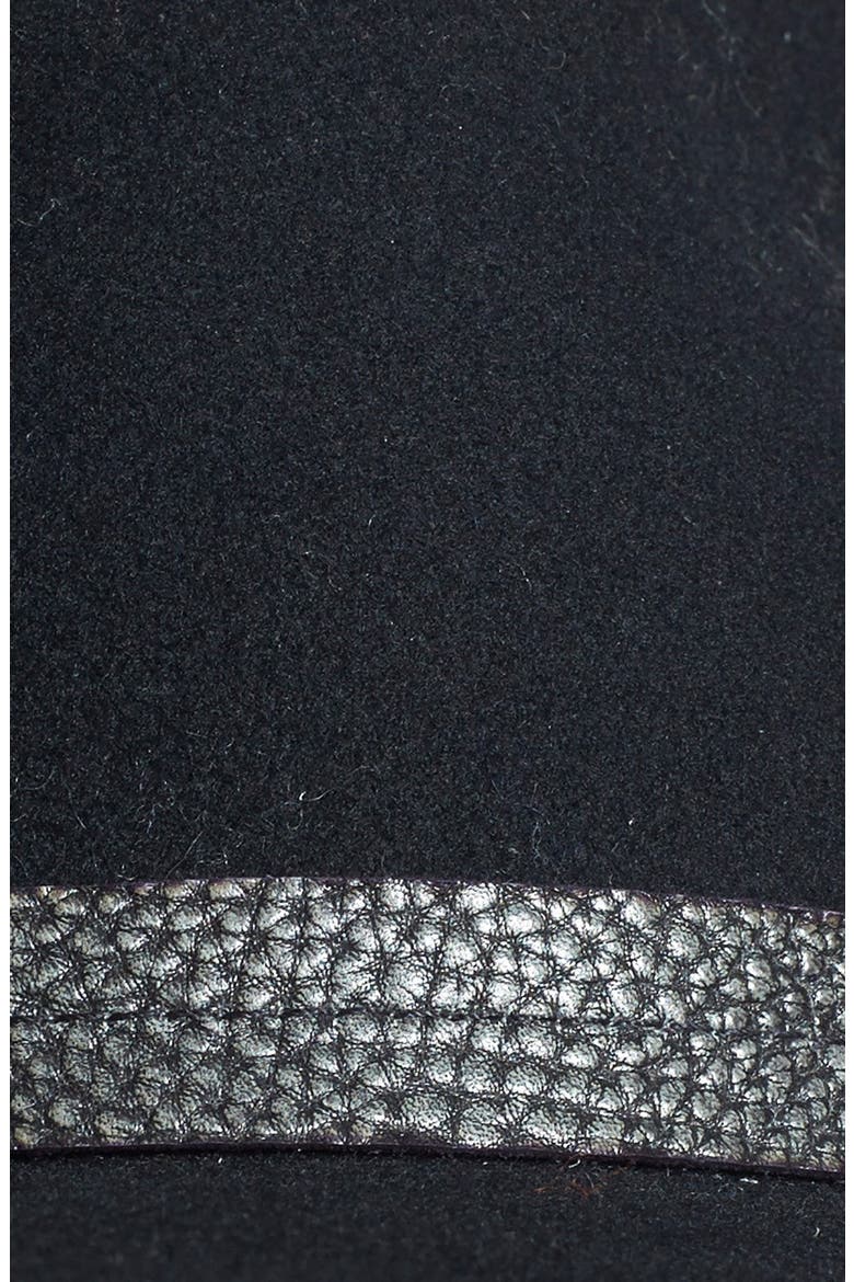 Wide Brim Fedora, Alternate, color, BLACK