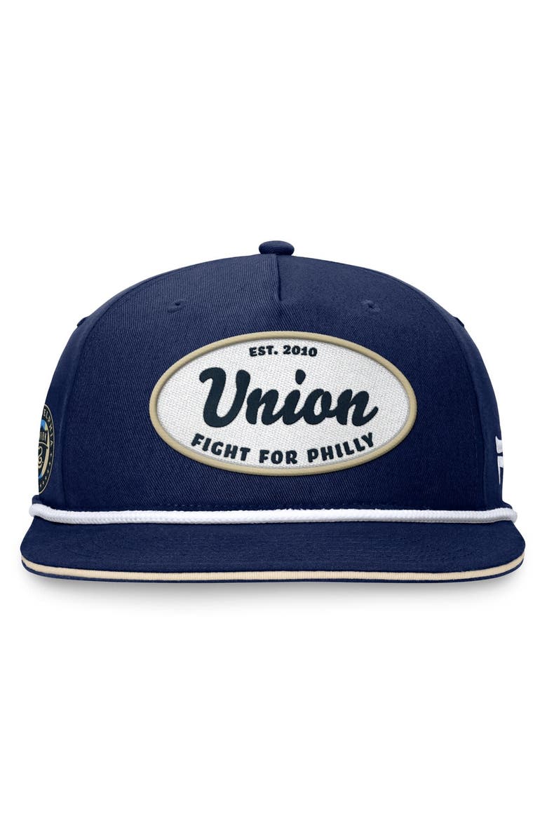 Men's Fanatics Branded Navy Philadelphia Union Iron Golf Snapback Hat, Alternate, color, Navy