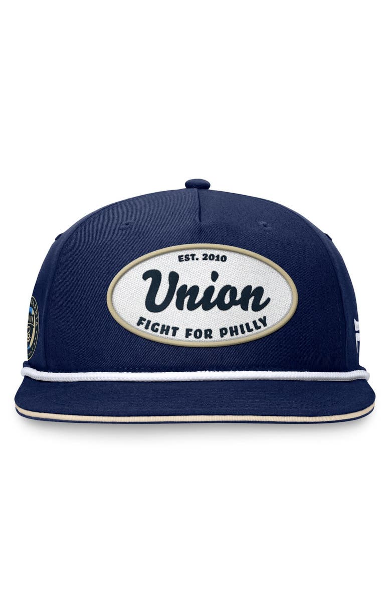 FANATICS Men's Fanatics Branded Navy Philadelphia Union Iron Golf Snapback Hat, Alternate, color, Navy