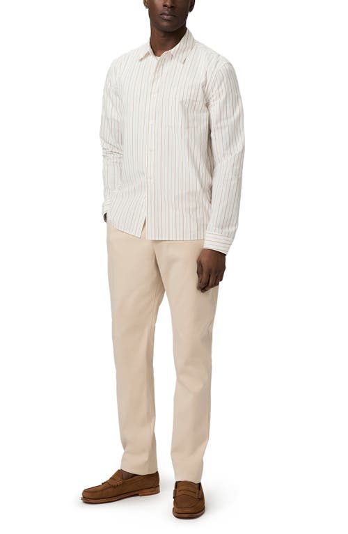Paige Radovan Stripe Pima Cotton Button-up Shirt In Mesa Ridge Stripe