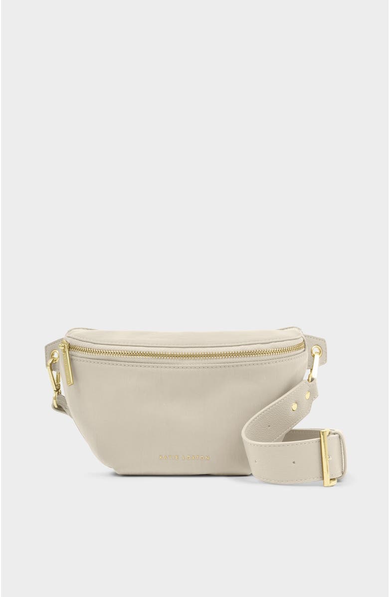 Katie Loxton Nylon-Luxe Belt Bag, Main, color, Chalk